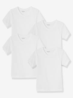 Jungenkleidung-Unterwäsche & Socken-4er-Pack Kinder T-Shirts BASIC Oeko-Tex