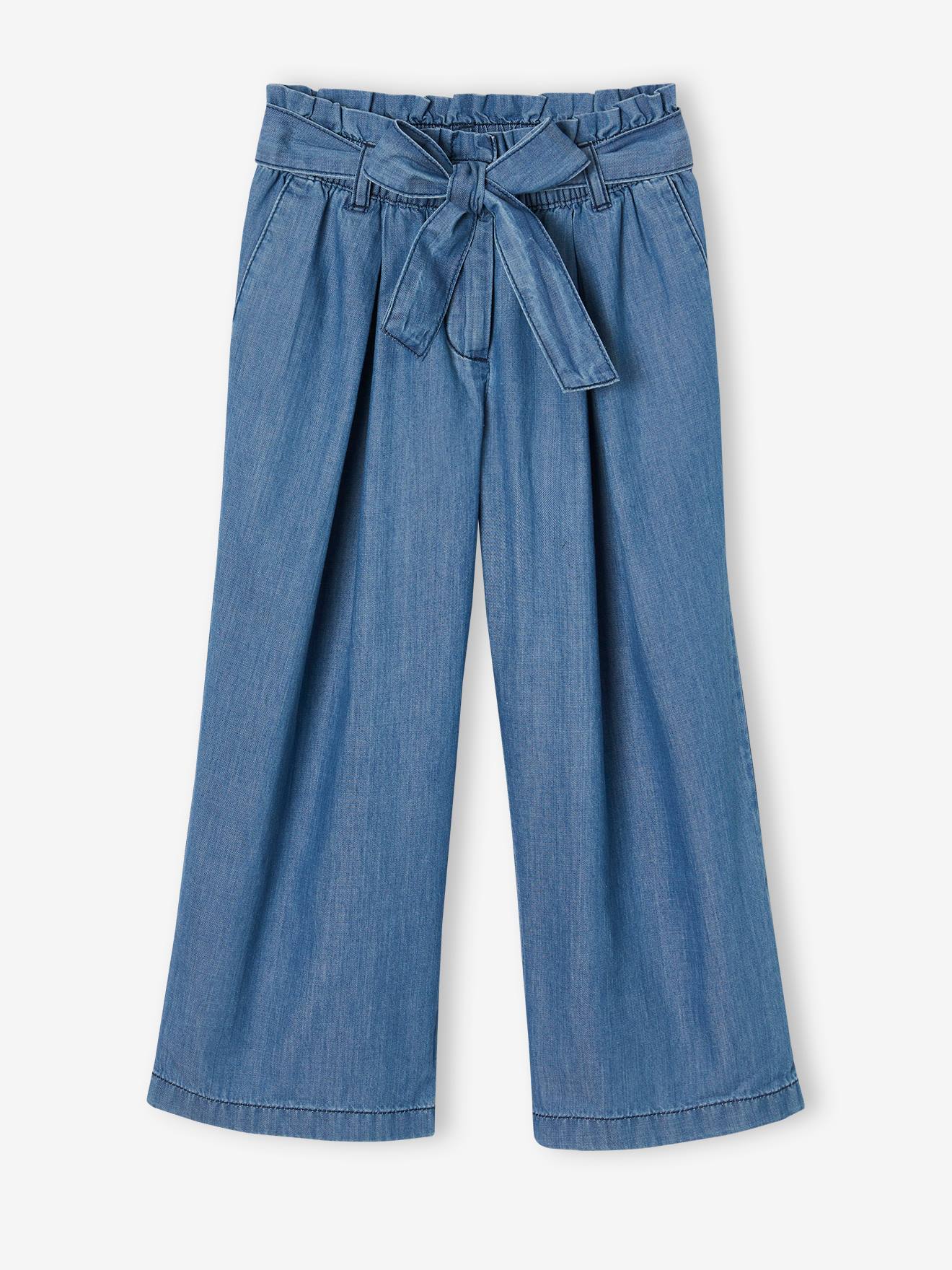 Mädchen Paperbag-Jeans