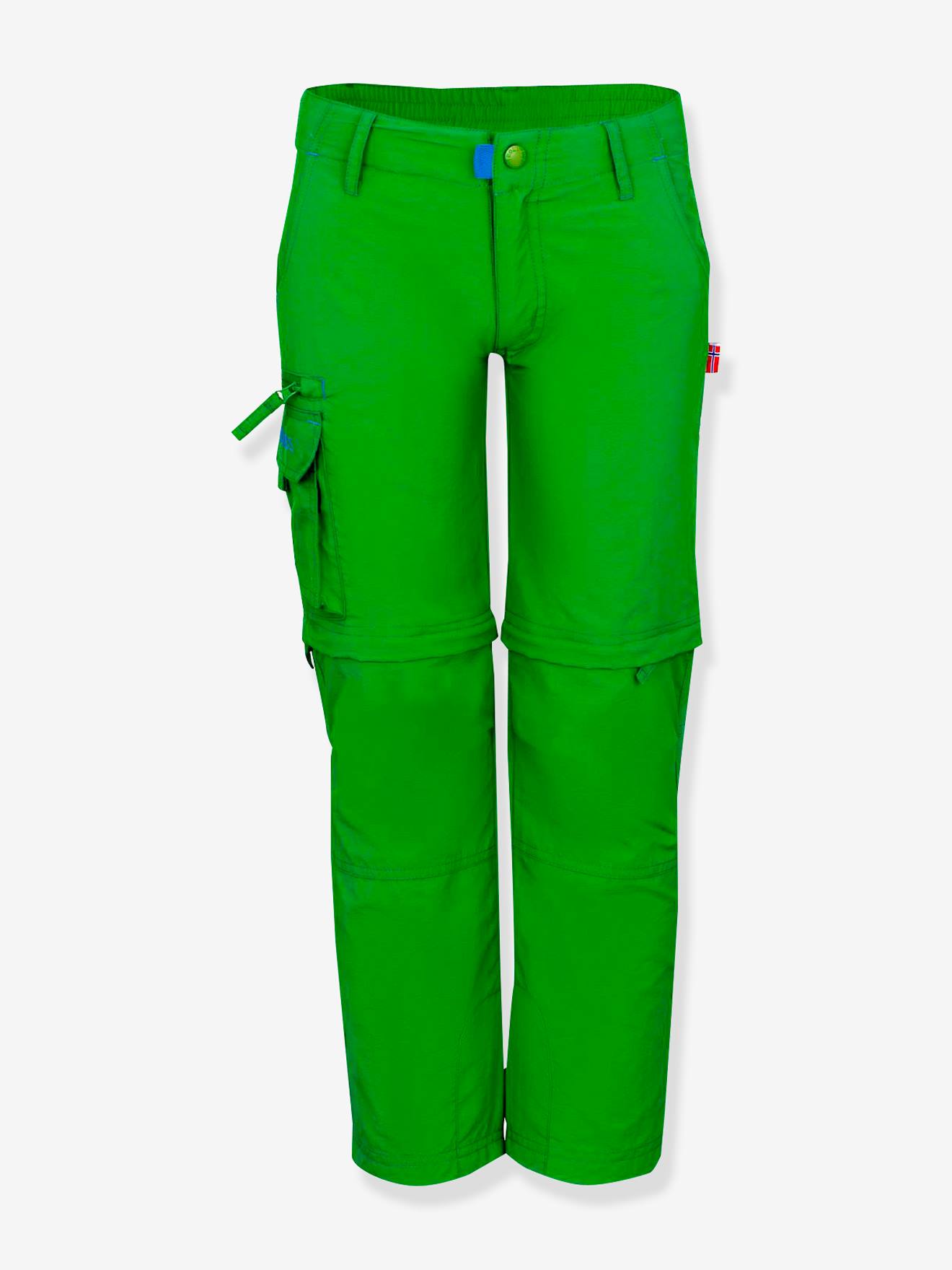 Kinder Zip-off-Trekkinghose OPPLAND TROLLKIDS blau Gr. 158/164