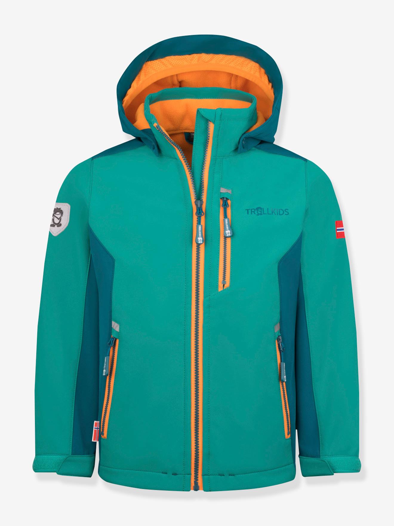 Softshell-Jacke BALESTRAND Kinder Trollkids aqua Gr. 98
