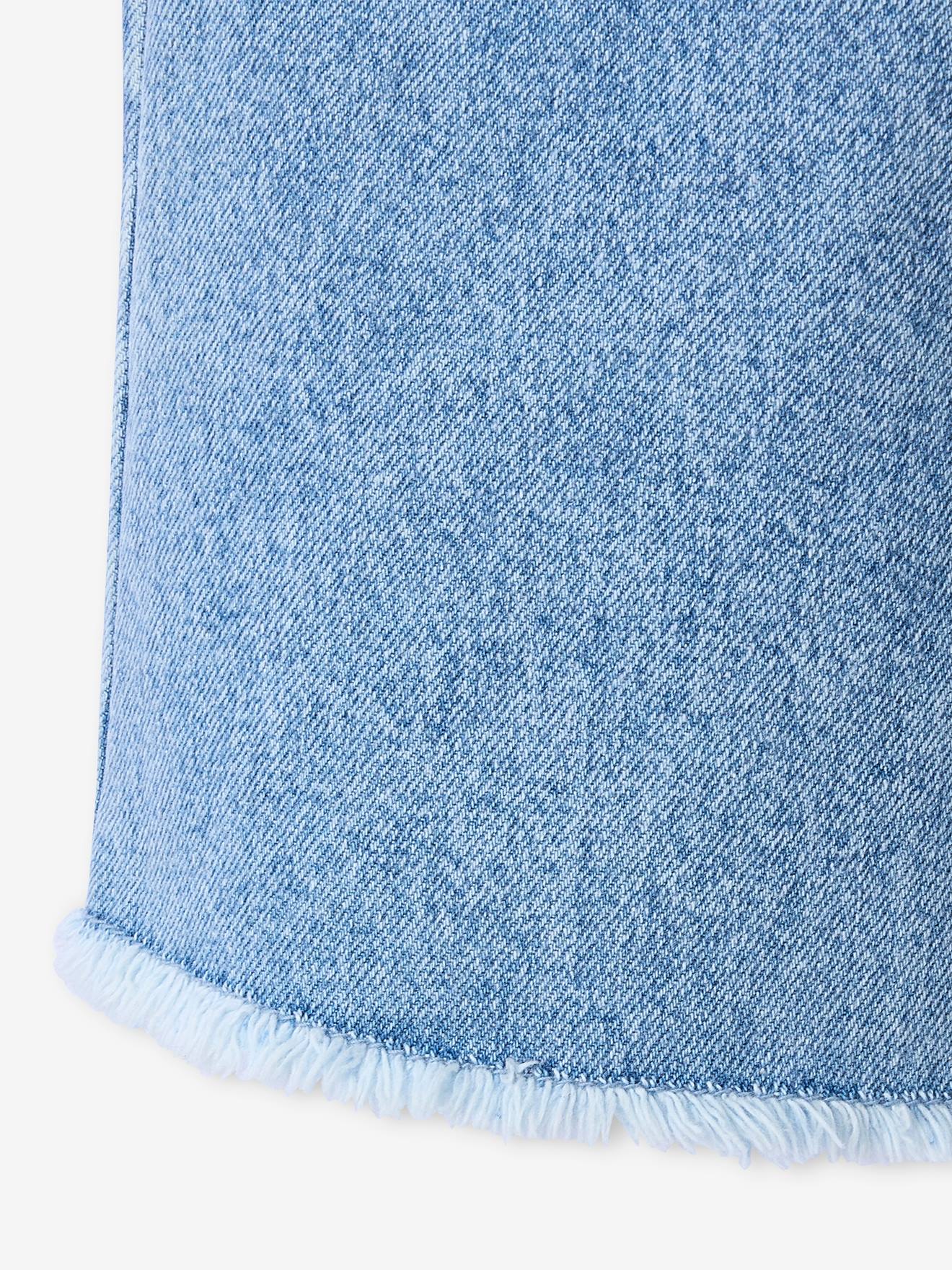 Thumbnail - Mädchen Jeans-Shorts JONEN mit Fransen helles