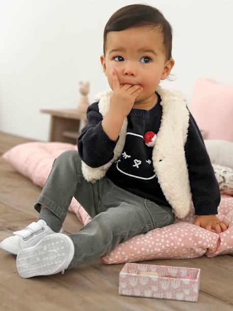 Sneakers mit Klettverschluss - weiß - 17