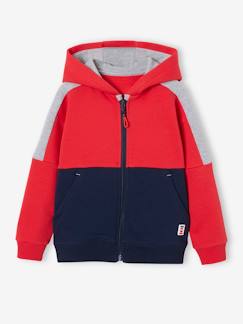 Jungenkleidung-Pullover, Strickjacken, Sweatshirts-Sweatshirts-Jungen Kapuzensweatjacke