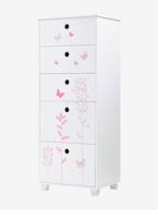 Schmale Kinderkommode mit Schmetterlingen -  - [numero-image]