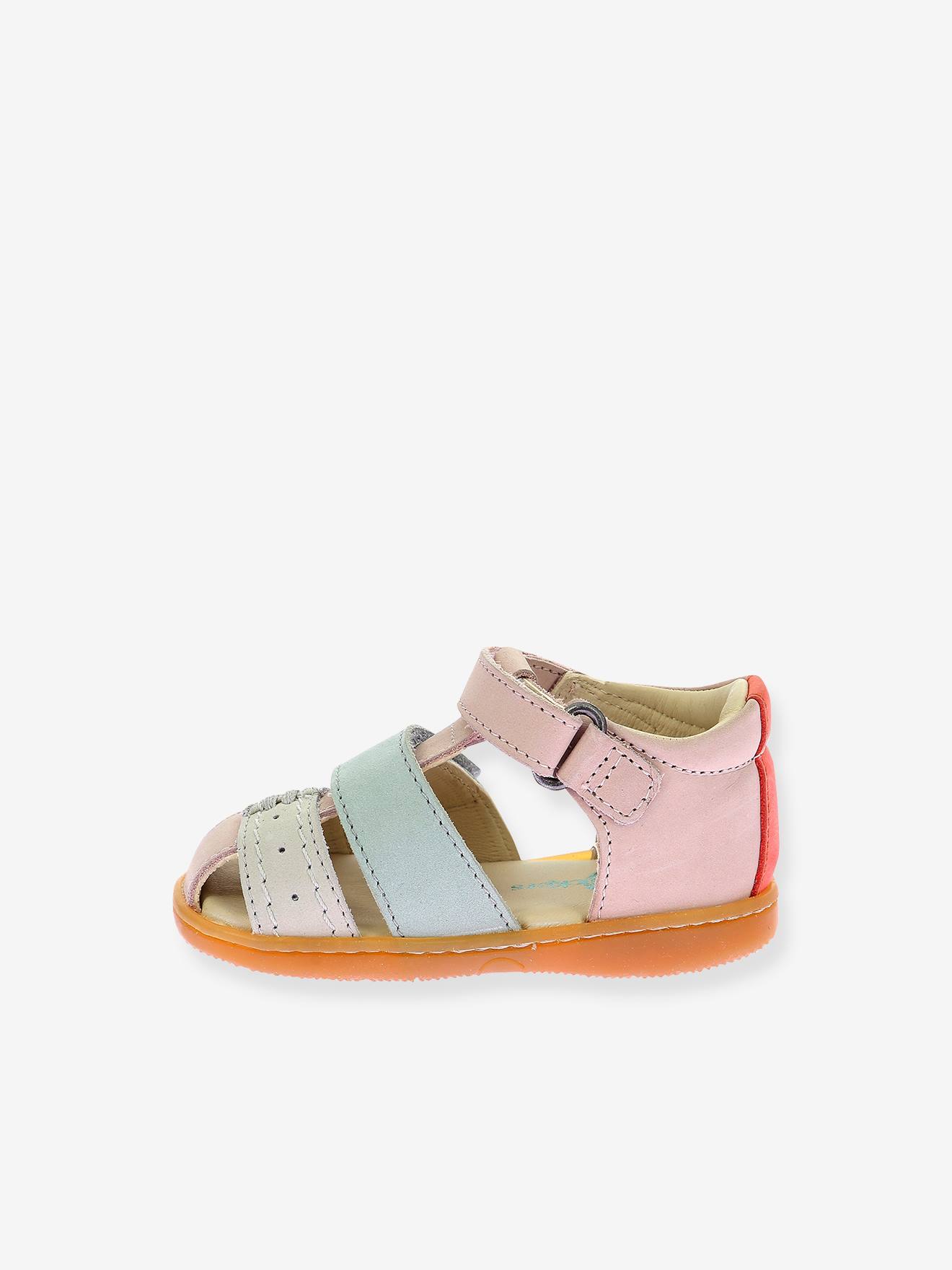 Thumbnail - Baby Leder-Sandalen BAZAR KICKERS