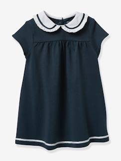 Mädchen Baby Kleid CYRILLUS, Pikee aus Bio-Baumwolle  [numero-image]
