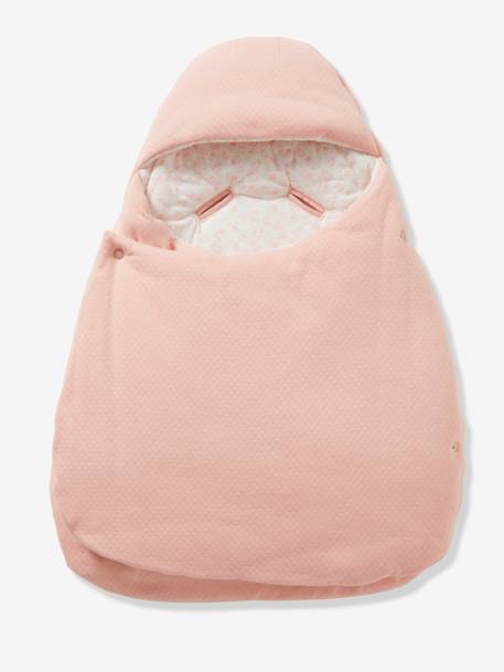 2-in-1-Ausfahrsack für Babys - grau+rosa+tinte - 6