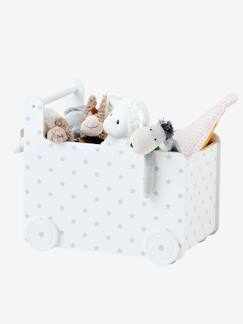 Dekoration & Aufbewahrung-Aufbewahrung-Spielzeugkiste mit Rollen, kleine Sterne