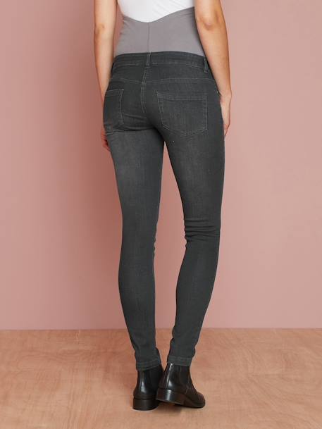 Umstands Slim-Fit-Jeans, Schrittl. 78 cm - dark blue+grau+schwarz - 12