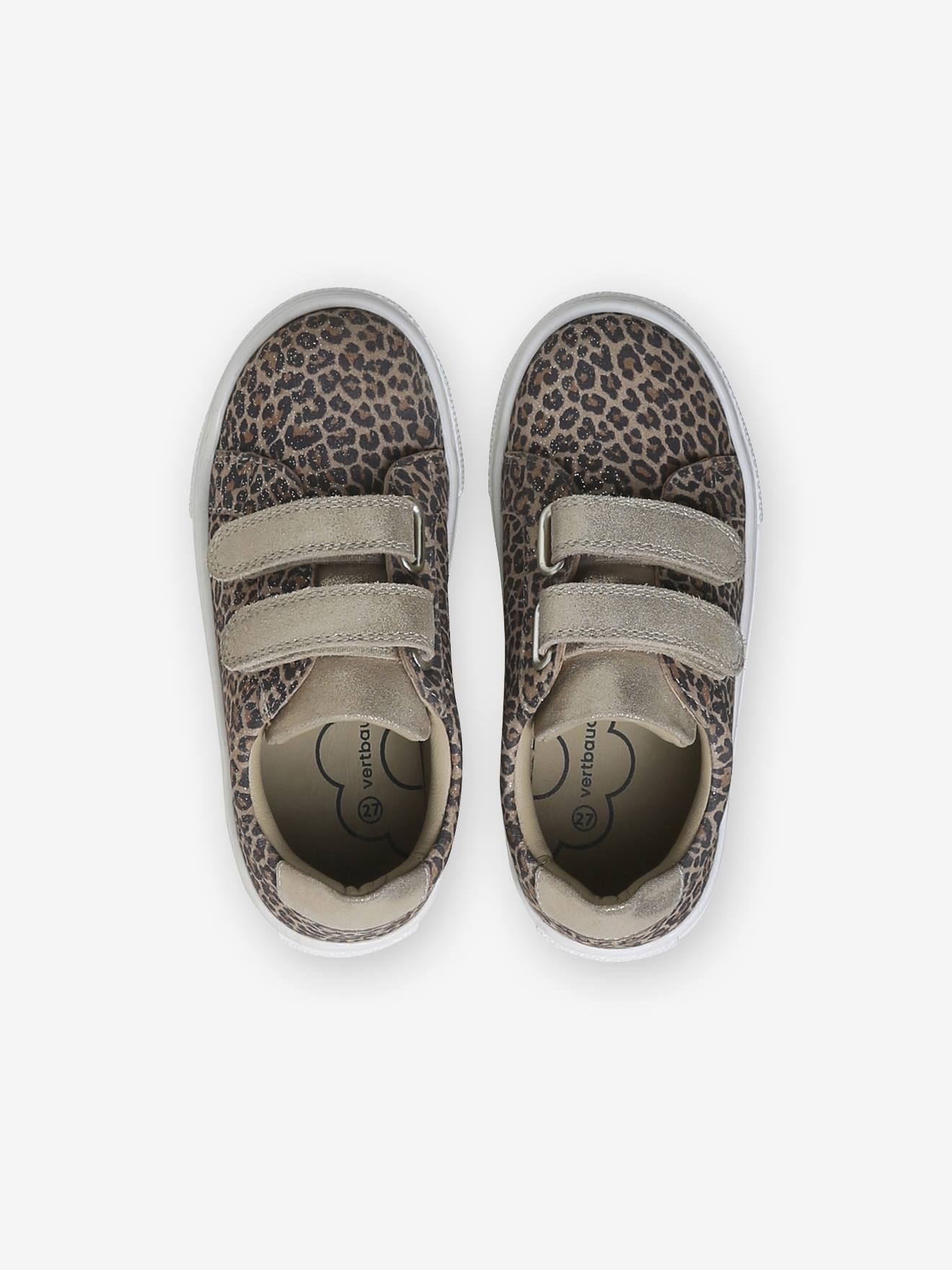 Thumbnail - Kinder Ledersneakers mit Klett und Anziehtrick