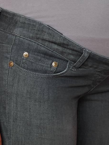 Umstands Slim-Fit-Jeans, Schrittl. 78 cm - dark blue+grau+schwarz - 16