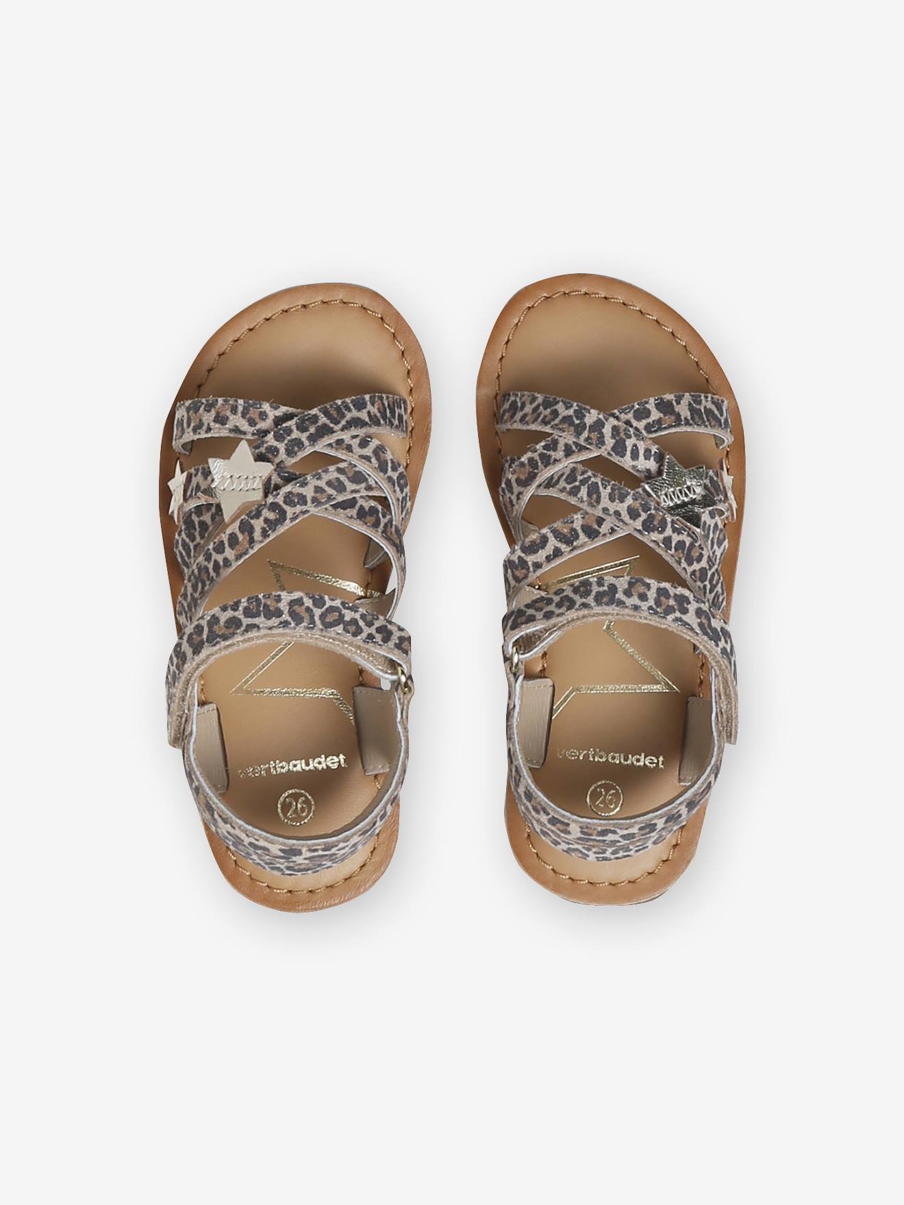 Thumbnail - Kinder Ledersandalen mit Anziehtrick