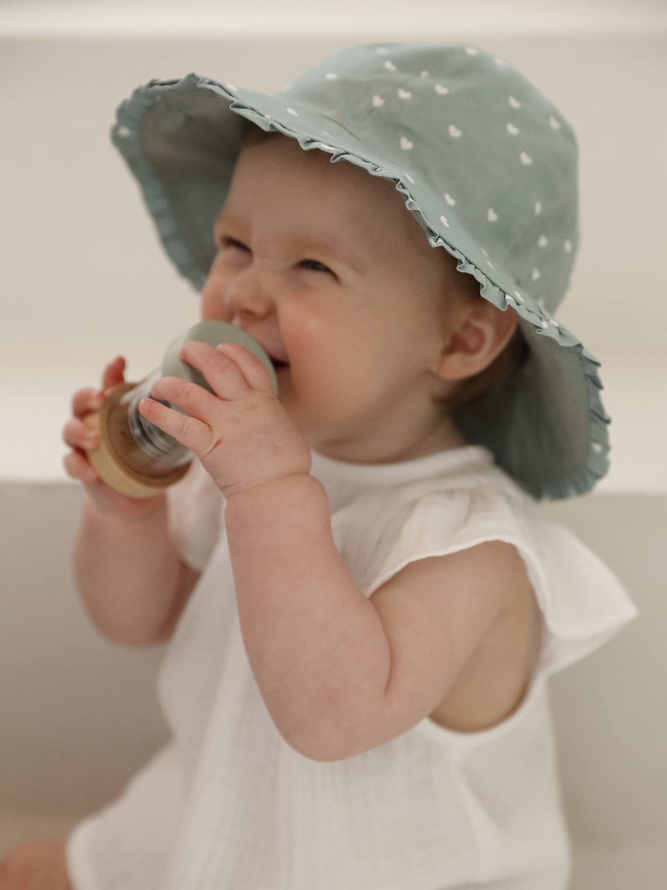 Thumbnail - Mädchen Baby Sonnenhut