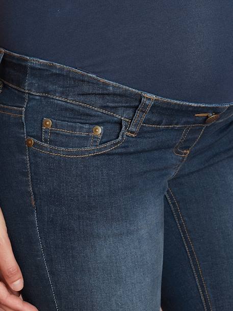 Umstands Slim-Fit-Jeans, Schrittl. 78 cm - dark blue+grau+schwarz - 9