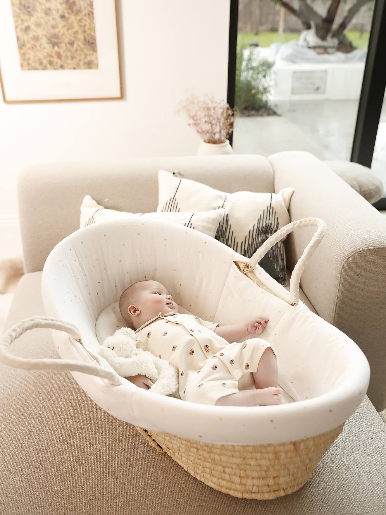 Gestreifter Baby Overall