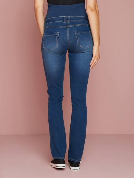 Gerade Umstandsjeans, Schrittl. 85 cm - blue stone+dark blue - 10
