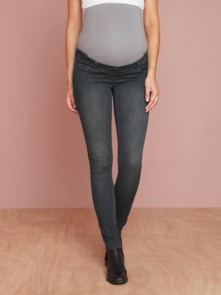Umstands Slim-Fit-Jeans, Schrittl. 78 cm - dark blue+grau+schwarz - 11