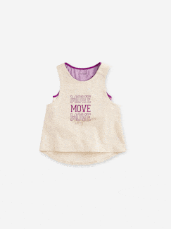 Maedchenkleidung-Shirts & Rollkragenpullover-Mädchen Sport-Set: Bustier & Top