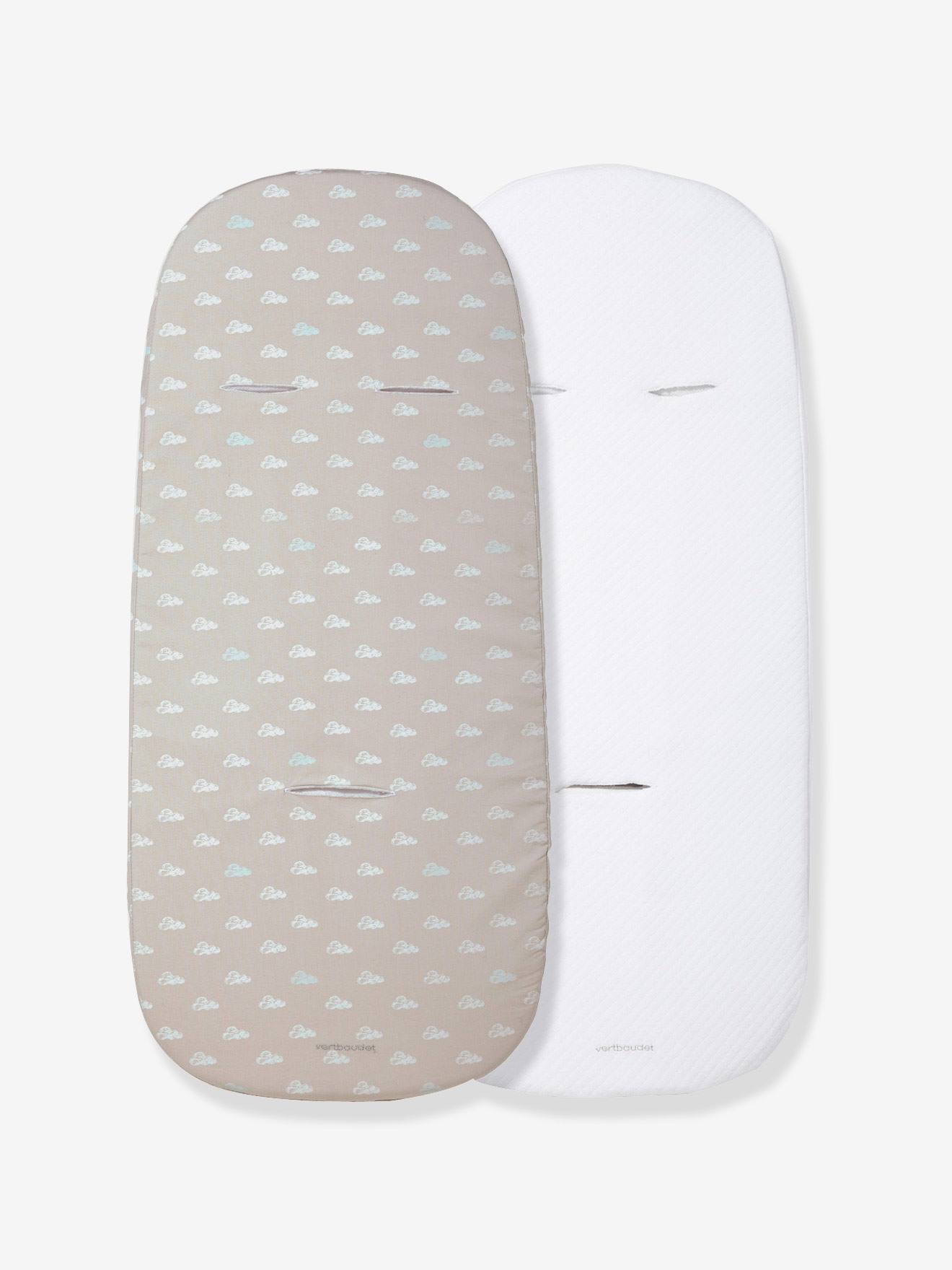 Vertbaudet 2Er-Pack Schonbezüge Für Babywannen/Kinderwagen Farblich Sortiert Einheitsgröße