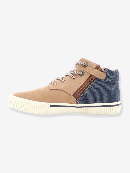 Jungen High Sneakers 'Posture' KICKERS® - hellbraun/denim+marine/denim - 3