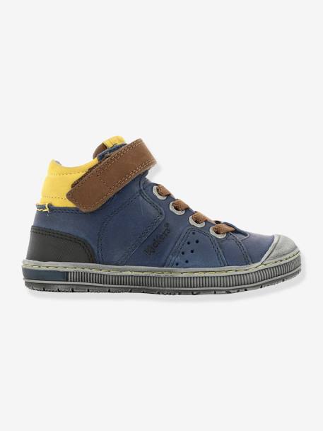 Jungen High Sneakers „Iguane“ von KICKERS® - EINFARBIG HELLBRAUN+marine - 11