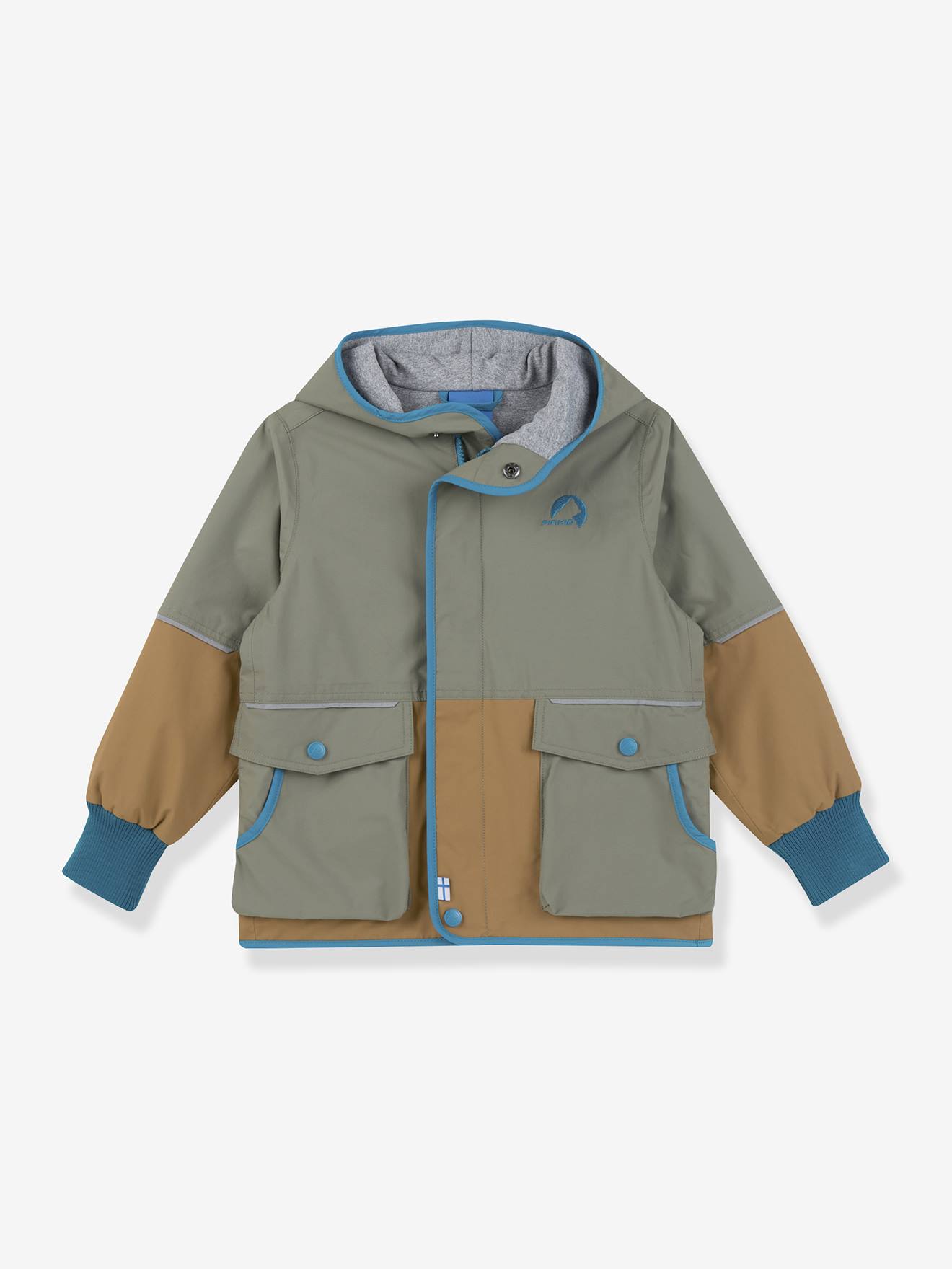 Wetterfeste Kinder Sommerjacke KIVA MOVE finkid salbeigrün Gr. 98/104