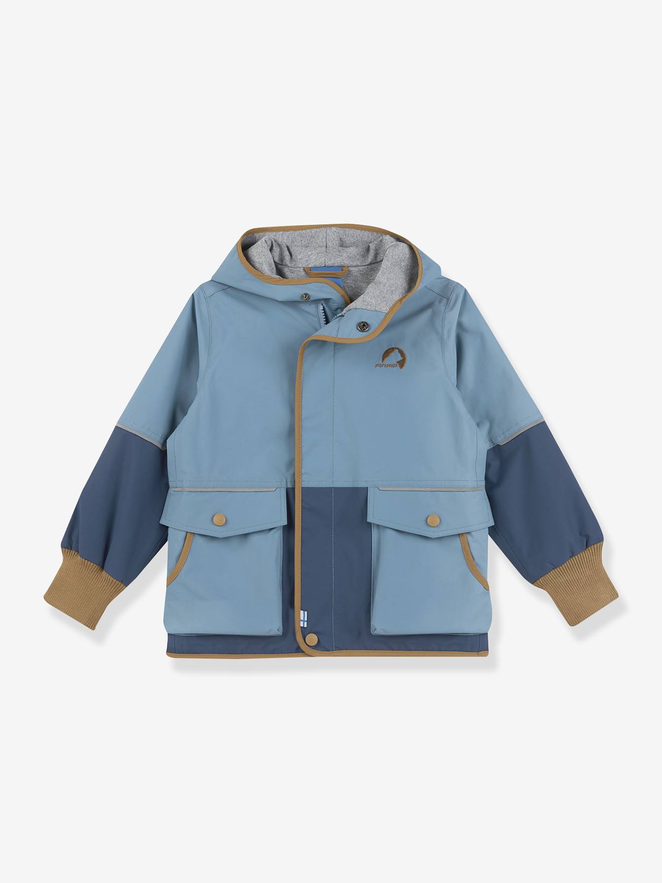 Wetterfeste Kinder Sommerjacke KIVA MOVE finkid blau Gr. 140