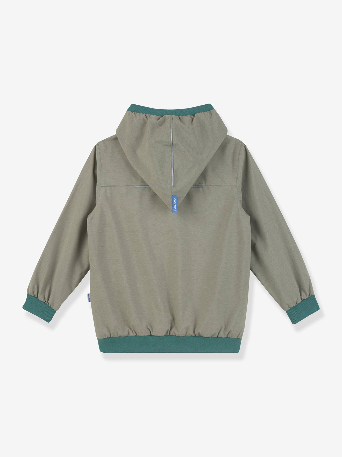 Thumbnail - Wendbare Kinder Regenjacke MUUTUVA finkid salbei
