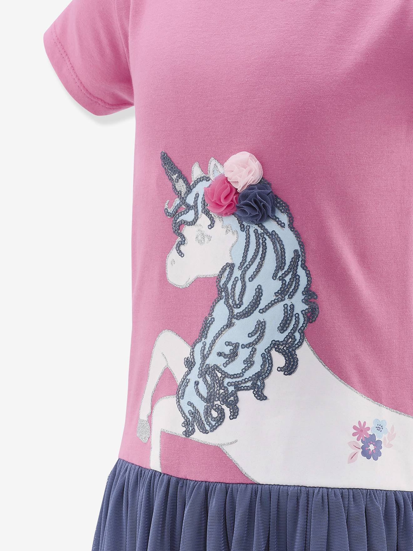 Einhorn Morgenmantel Für Mädchen - Glow In Dark Plüschrobe Mit Kapuze 2-13 Jahre