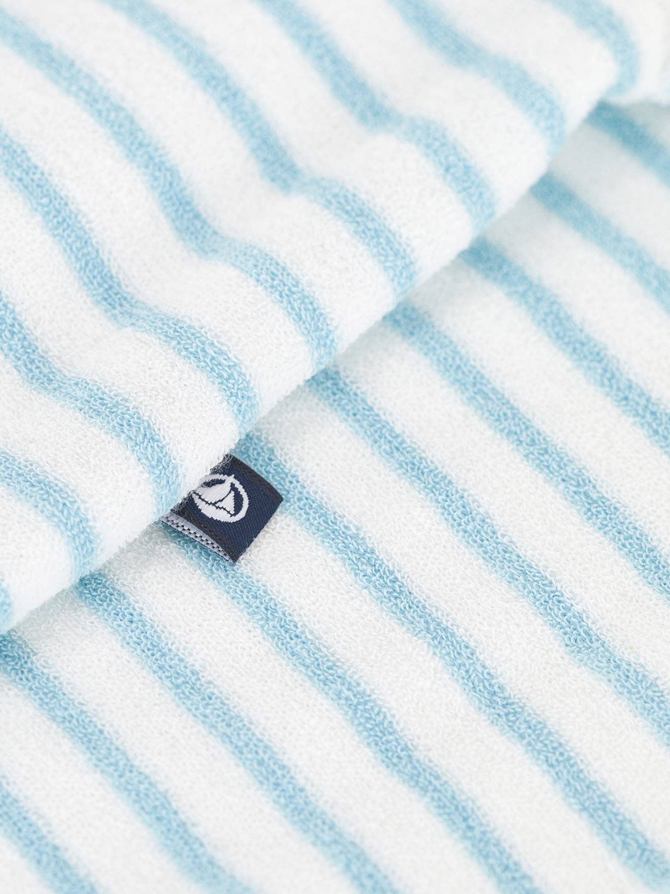 Thumbnail - Baby Kurzoverall PETIT BATEAU aus Ftee