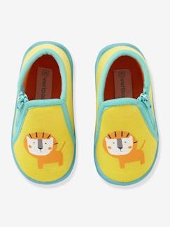 Kinderschuhe-Jungen-Pantoffeln, Löwe