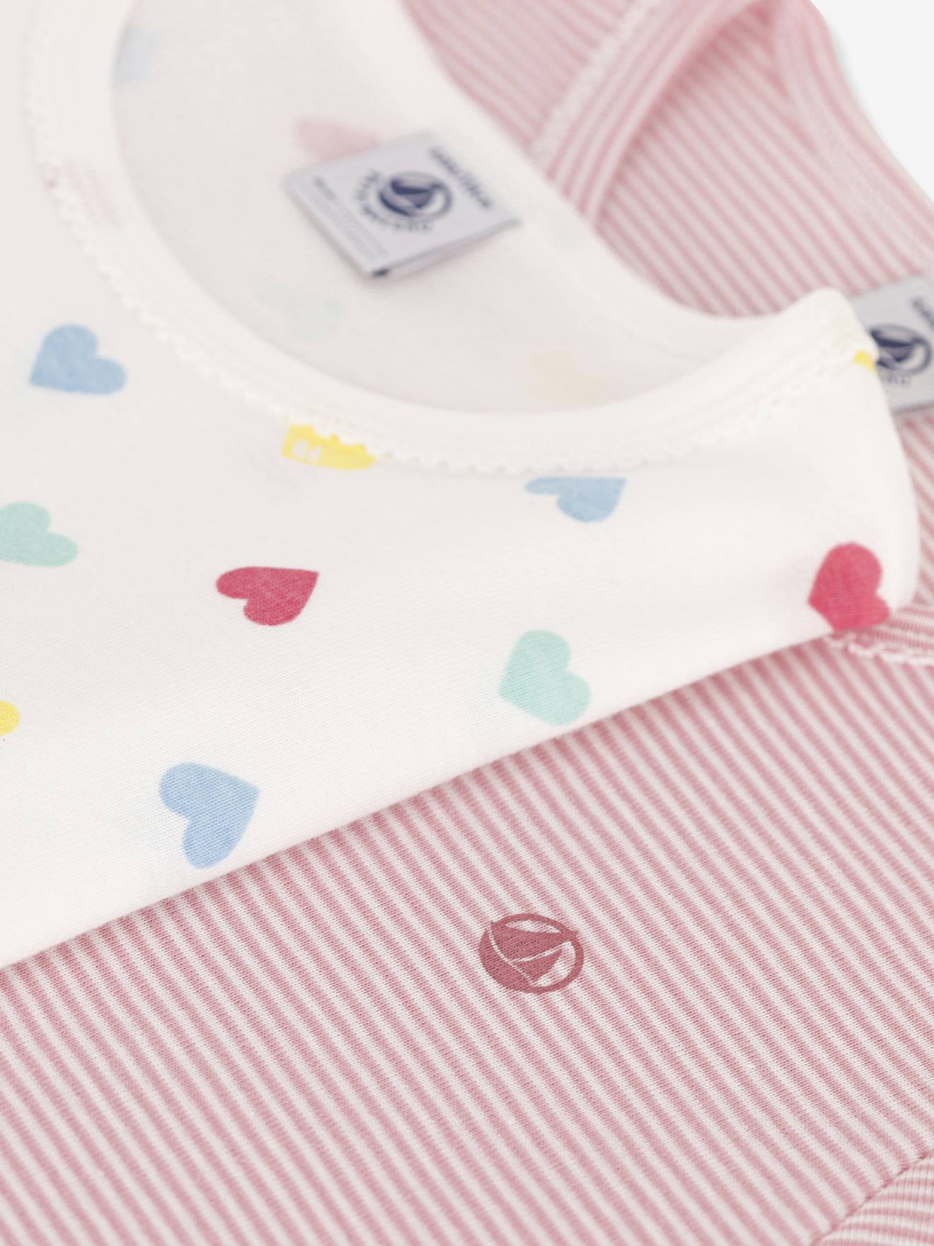 Thumbnail - 2er-Pack Mädchen Sommer-Schlafanzüge PETIT BATEAU