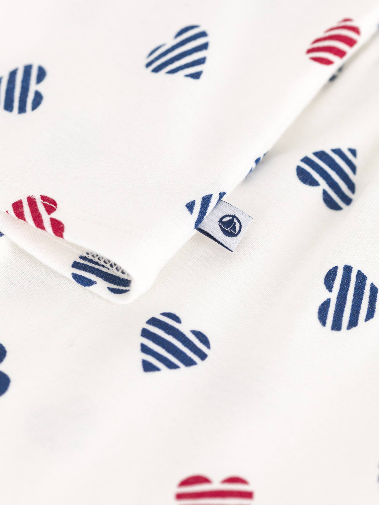 Thumbnail - Kinder Sommer-Schlafanzug mit Herzen PETIT BATEAU