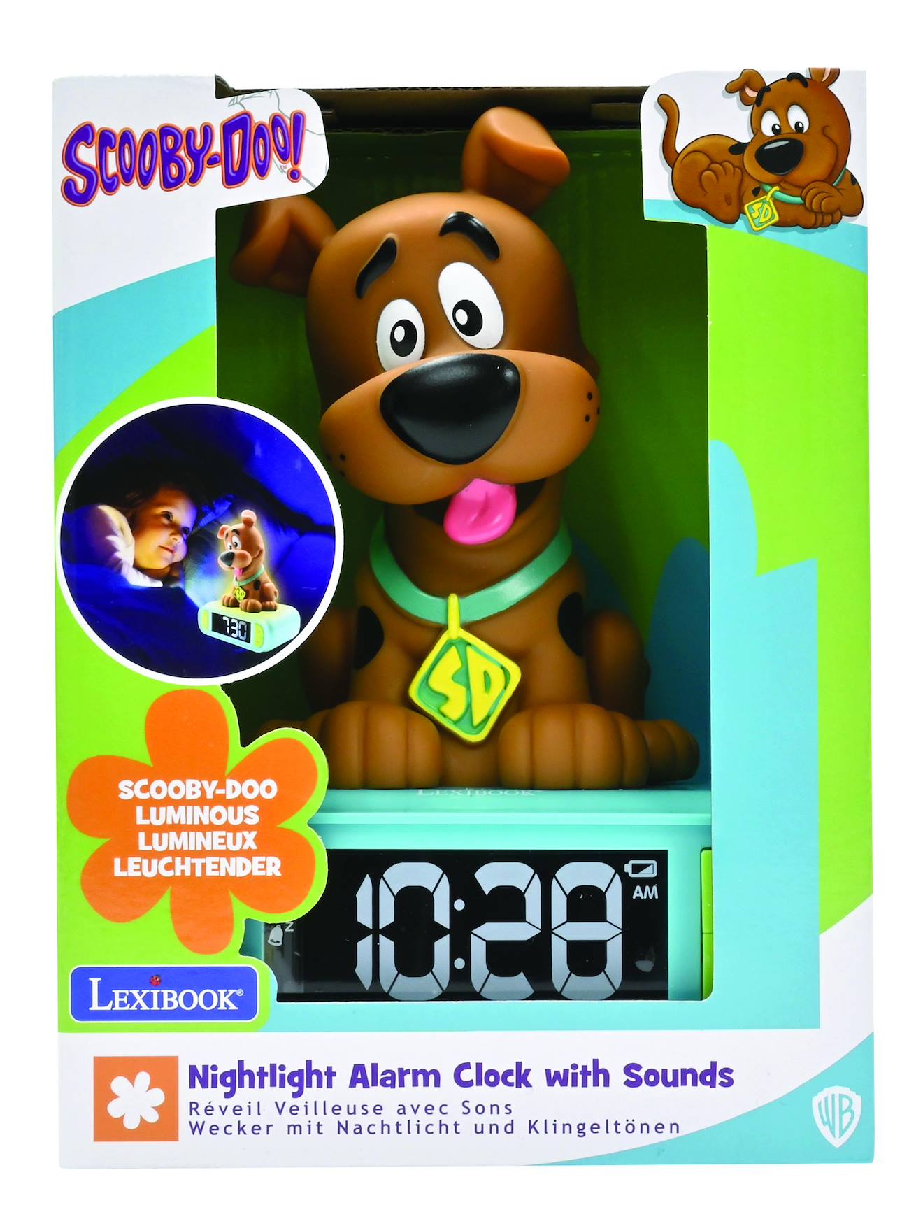 Thumbnail - Wecker mit 3D-Nachtlicht Scooby-Doo