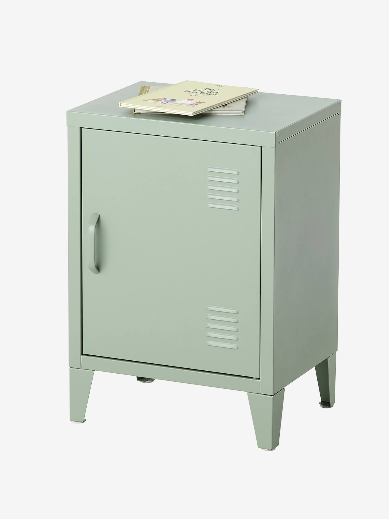 Thumbnail - Kinderzimmer Nachttisch aus Metall mit Tür