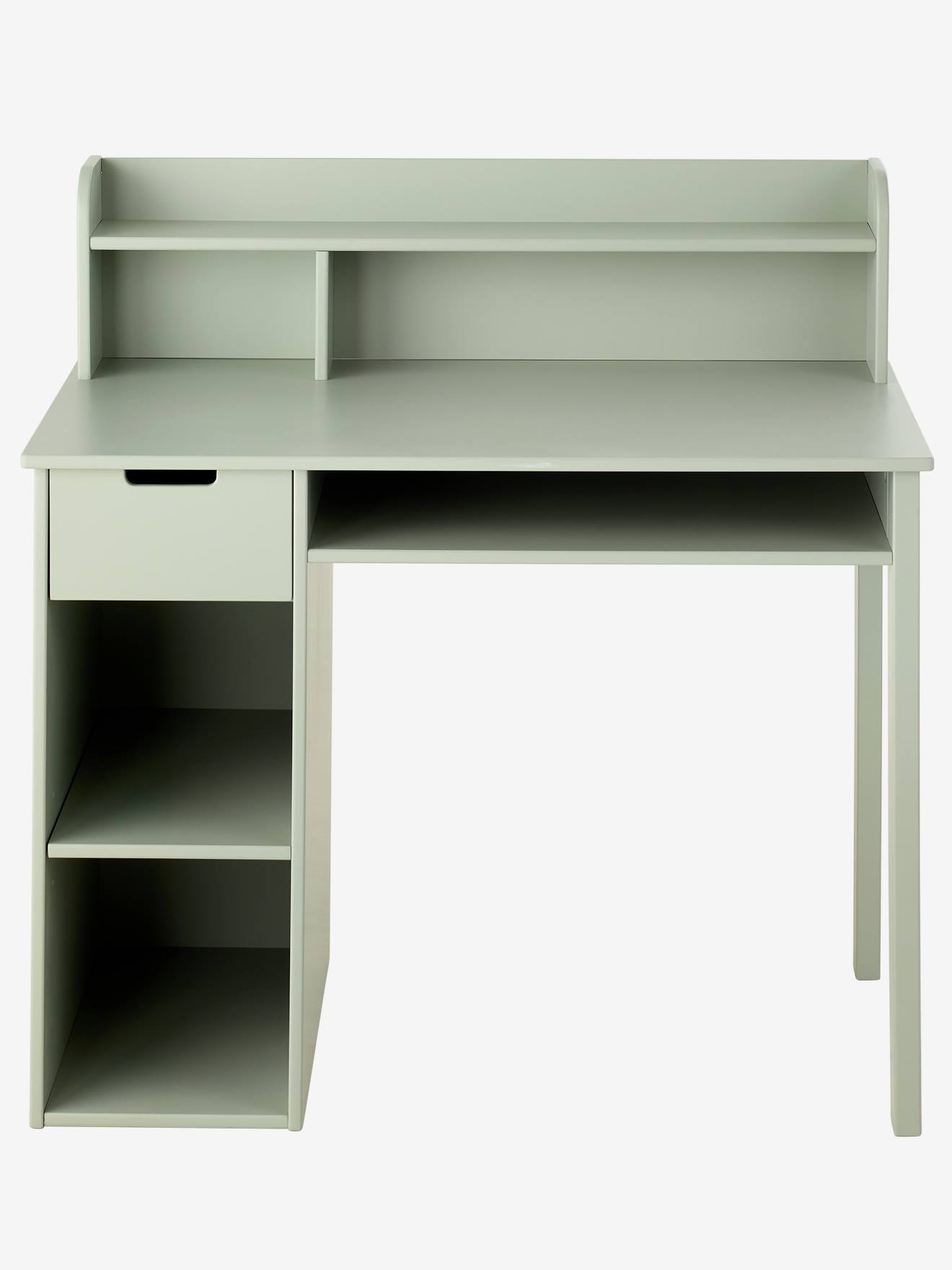 Vertbaudet Kinderschreibtisch Damier Grün Einheitsgröße