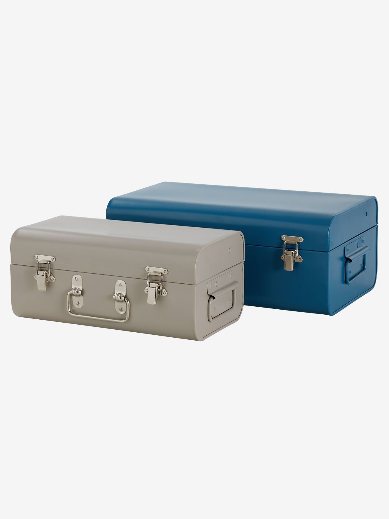 Thumbnail - 2er-Set Kinder Aufbewahrungskoffer aus Metall