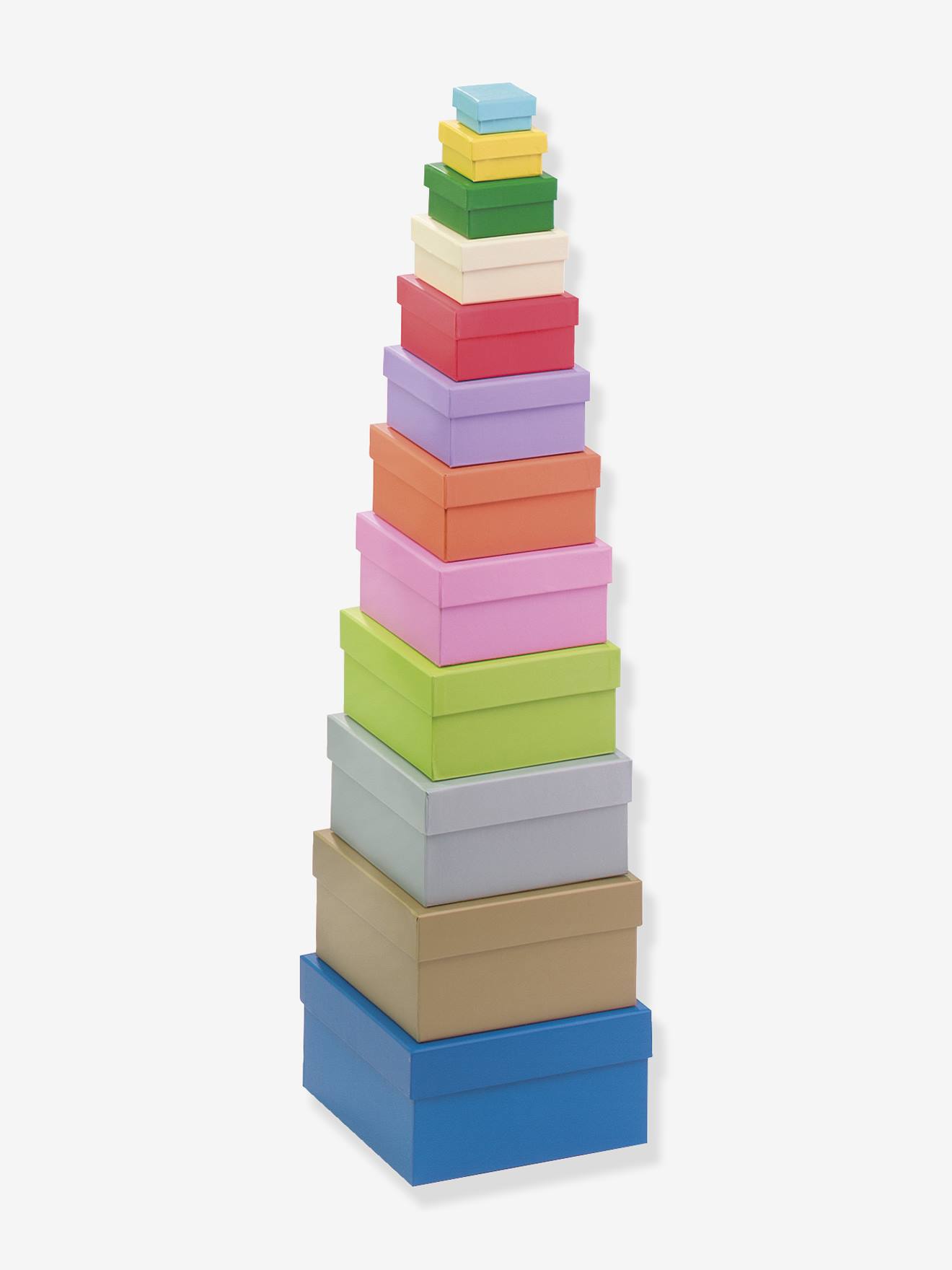 Thumbnail - 12er-Set Pappboxen RAINBOW folia