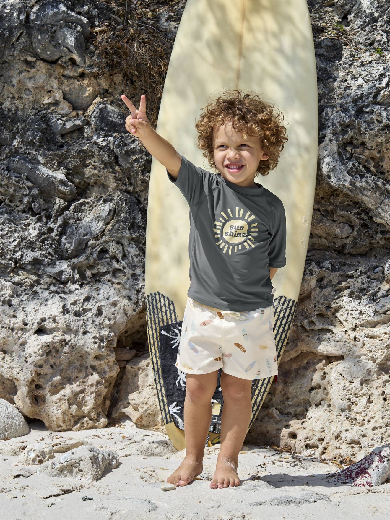 Thumbnail - Baby Boardshorts mit integrierter Schwimmwindel LÄSSIG