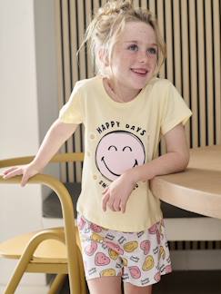 Maedchenkleidung-Schlafanzüge & Nachthemden-Kinder Sommer-Schlafanzug SMILEY WORLD