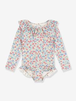 Babymode-Langärmeliger Mädchen Baby Badeanzug mit Volants MANUCA Konges Sløjd