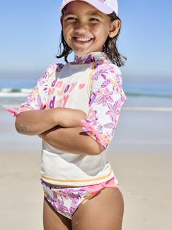 Maedchenkleidung-Bademode-Bikinis-Mädchen UV-Set: Shirt & Badehose
