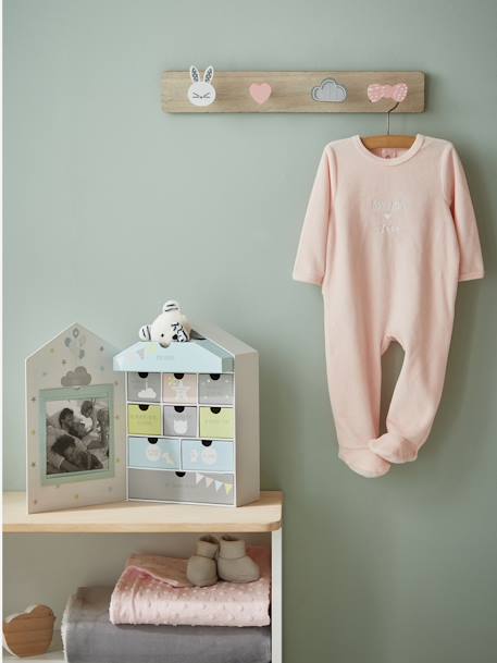 Baby-Erinnerungsbox mit Schubladen - mehrfarbig - 5