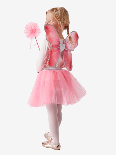 Kinder Feenkostüm mit Zauberstab - rosa - 7