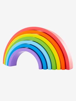 Spielzeug-Miniwelten, Konstruktion & Fahrzeuge-Konstruktionsspiele-Kinder Regenbogen-Puzzle aus Holz FSC®
