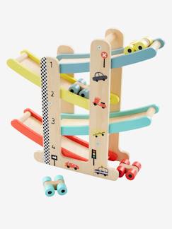 Kugelbahn mit Autos, Holz -  - [numero-image]