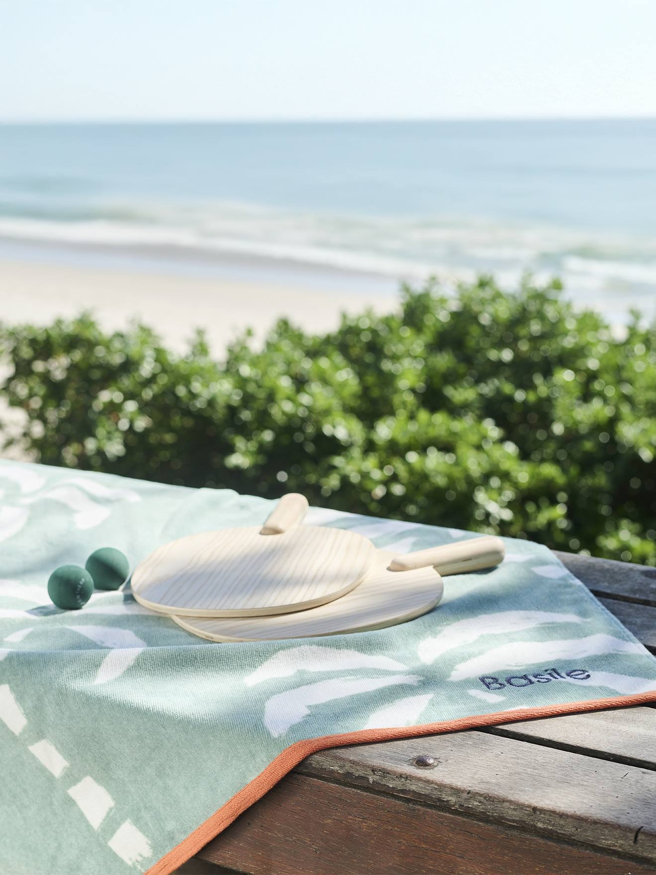 Vertbaudet Kinder Badetuch Mit Recycling-Baumwolle Mintgrün 70X140
