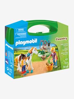 Spielzeug-9100 Tragbares Pferdepflegeset Playmobil