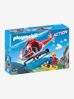 Spielzeug-Figuren (Playmobil, Lego,etc.)-9127 Bergretter-Helikopter Playmobil