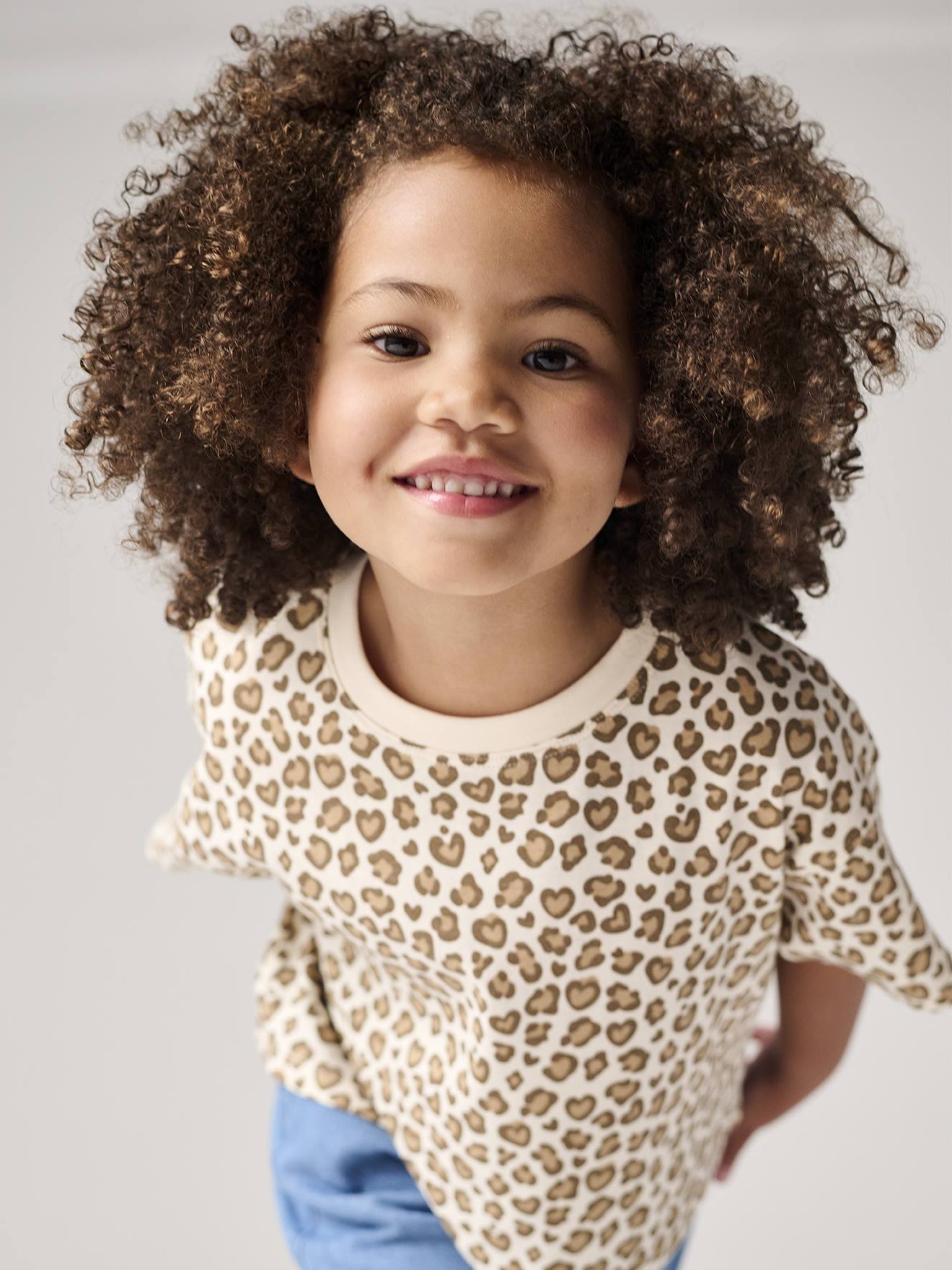 Mädchen T-Shirt in Cropped-Länge